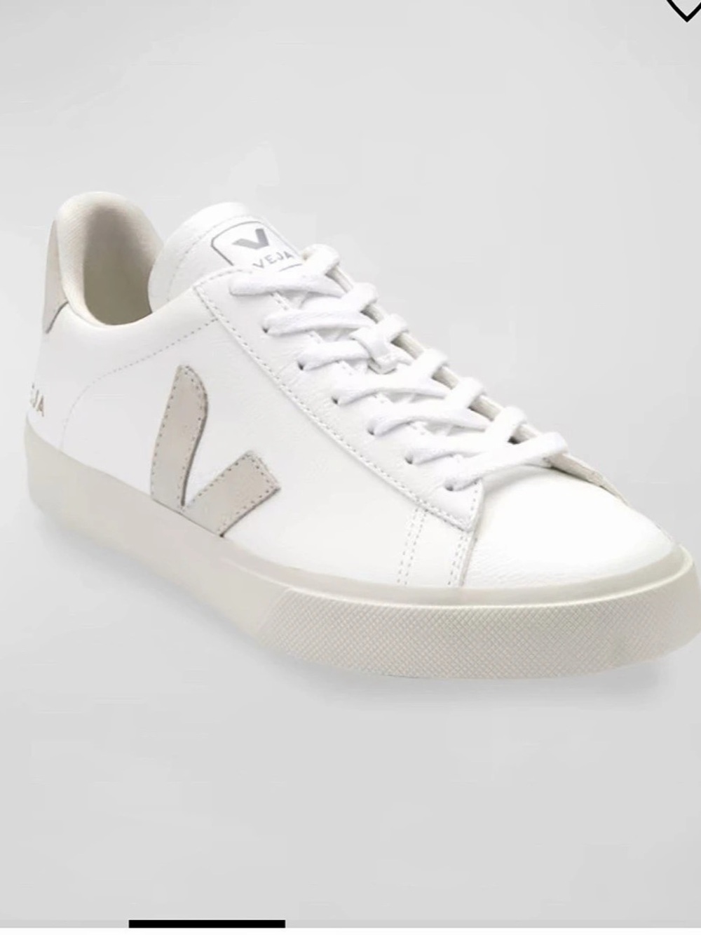 Veja Campo Leather Sneakers in White